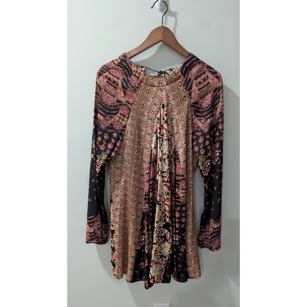 Free People Stevie Printed Long Sleeve Tunic Dress - Picture 4 of 6